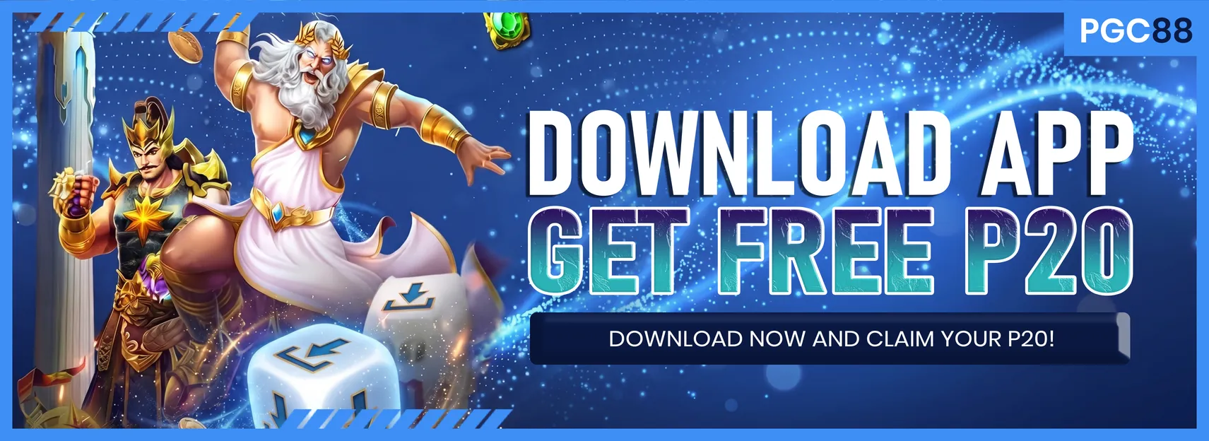 Get the app + deposit ₱100 → claim ₱20 free